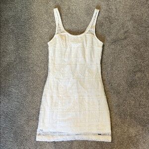 Hollister White Lace Mini Dress